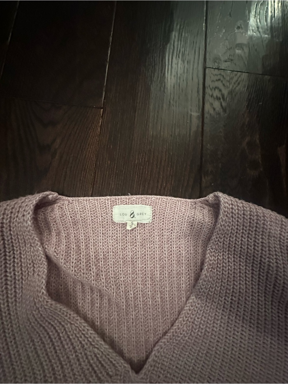 Women’s Lou & Grey Light Lavender V-Neck Knit Sweater